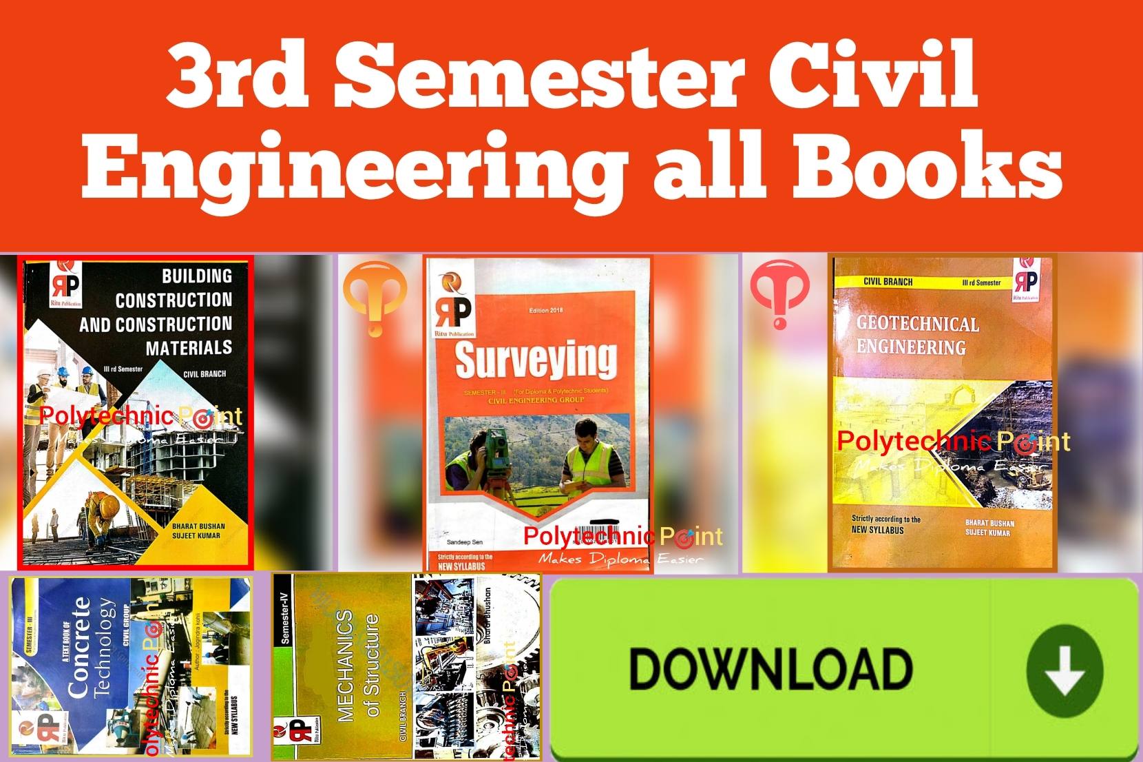 3rd Sem civil books