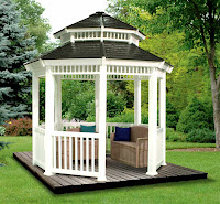 DESAIN│GAMBAR GAZEBO CANTIK TAMAN RUMAH