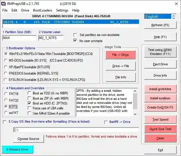 تحميل برنامج RMPrepUSB