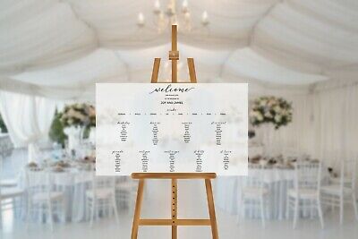 Table Plan Printing London