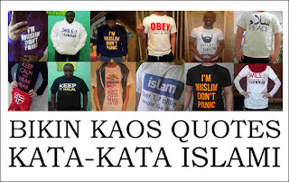 bikin sendiri kaos kata kata islami