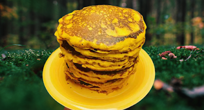 Pumpkin pancakes from mix