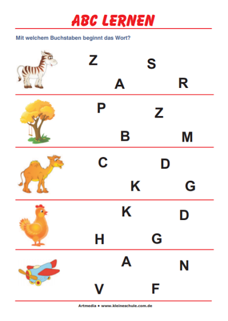 Buchstaben lernen / ABC lernen