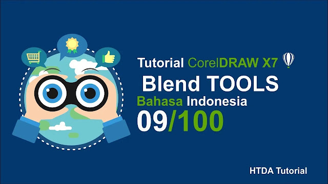 Cara menggunakan Blend Tools CorelDraw