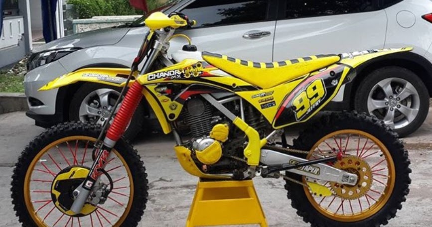 Gambar Modifikasi Motor Trail Cross Candra Motor 