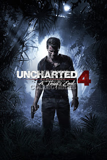 Official Poster of Uncharted 4: A Thief's End 2016. Uncharted 4: A Thief's End 2016 video game full Review, Game Features, PC System Requirements, Pros and Cons, Buy Online