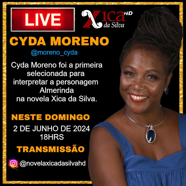 LIVE com Cyda Moreno