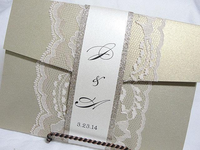 Lace Wedding Invites