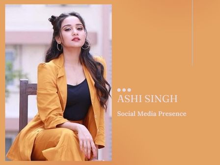Ashi Singh Social Media Presence
