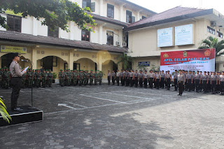 Apel Gelar Pasukan TNI, Polri & Pemkot, Kesiapan Pengamanan Aksi Damai 2 Desember di Wilayah Kota Yogyakarta