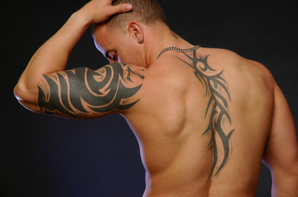 Men's Tribal Arm Tattoos