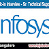 Infosys - Walk-in Interview - Sr.Technical Support Executive
