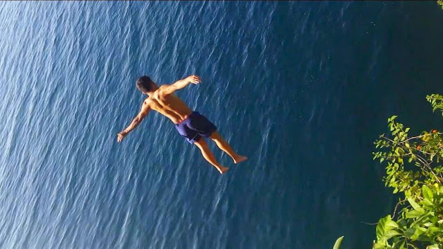 Cliff Jumping at Sabang Kaputian Samal Island