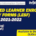 Modified Learner Enrolment Survey Forms (LESF) for SY 2021-2022