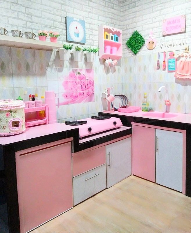  Dapur  Pink  Favorit Yang Instagramable Homeshabby com 