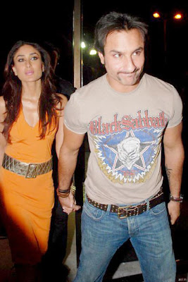 Bollywood Hot Couple Saif Ali Khan Kareena Kapoor Wallpaper Photo Picture together again