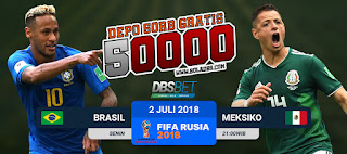 brasil vs meksiko piala dunia 2 juli 2018