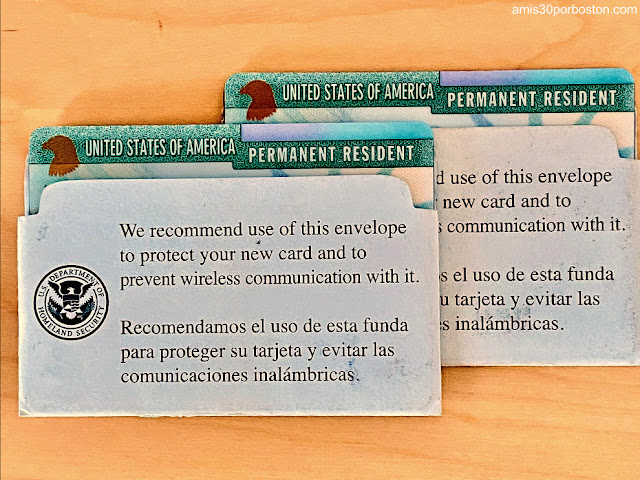 Green Cards o Tarjetas de Residentes Permanentes en Estados Unidos