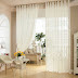 The idea of ​​seven long small window curtains makes the room more stylish!