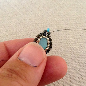 Adding a picot edge to beaded component, free tutorial