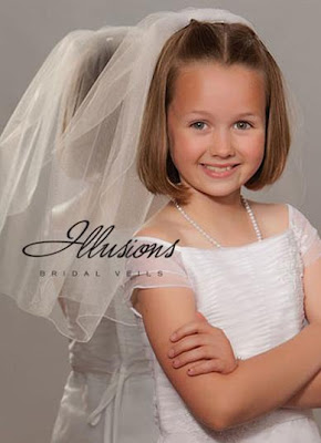 Illusions -Flower Girl & First Communion Veils 2012