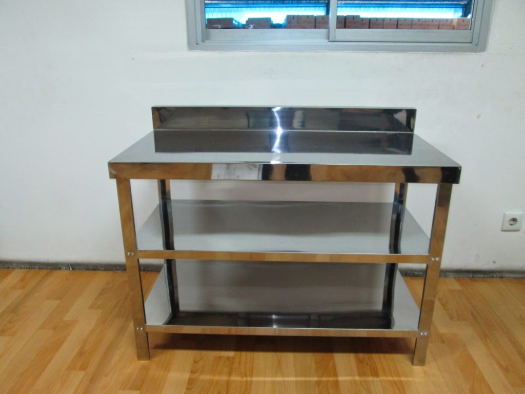  MEJA  STAINLESS  STEEL MERK METALCO  MEJA  DAN KITCHEN SINK 