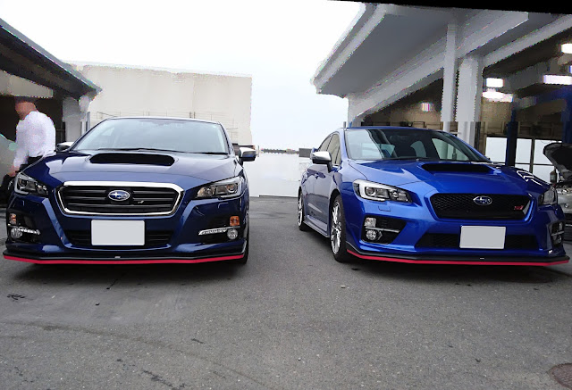 STIスカートリップ　チェリーレッド　LEVORG　WRX　レヴォーグ