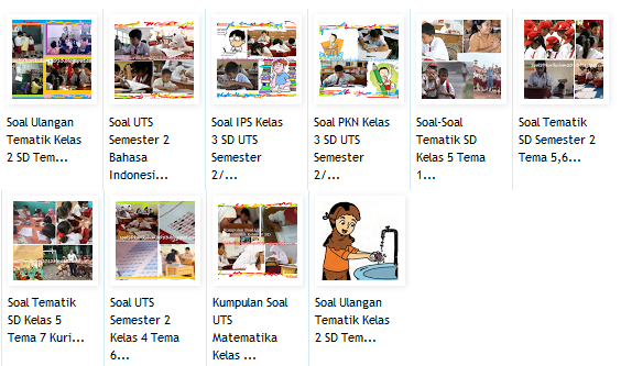 SoalSoal SD Kurikulum 2013: Download Soal UKK Bahasa Indonesia Kelas 1,2,3,4,5 SD 5 File