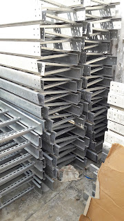 Photos of Cable Trench, Cable Support Structure and Cable Tray