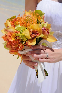 Tropical Wedding Bouquets