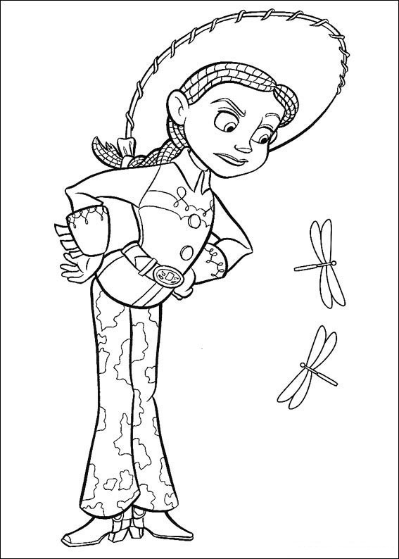 Jessie Coloring Pages 10