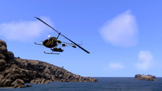 Arma3用Bell 47 H13 アドオン