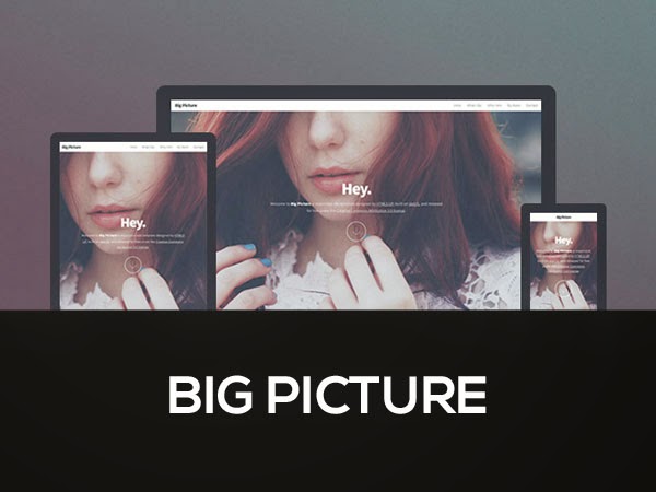 Big Picture – HTML5 Web Template