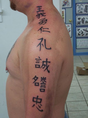 Kanji Tattoo Designs On The Arm