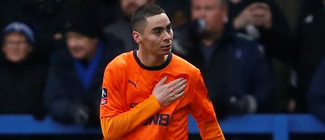 Miguel Almiron scores, leaves early with apparent injury in Newcastle FA Cup tilt