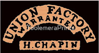 H. Chapin Union Factory Plane Mark