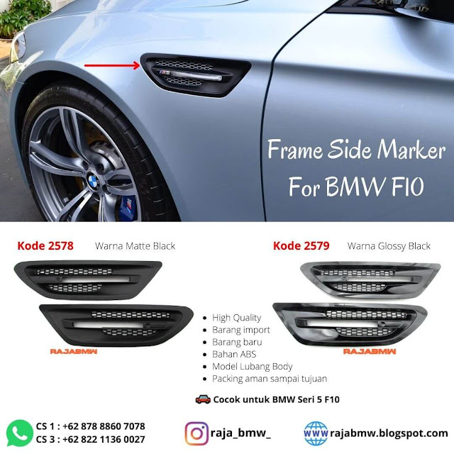 Frame Side Marker BMW F10