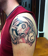 Alice/Jefferson airplane Tattoo. It's the start of a Sleave. (alice)