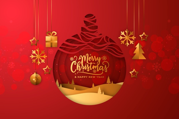 Merry Christmas and New Year Wishes Banner and Cards