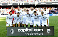 VALENCIA C. F. Temporada 2018-19. Neto, Gabriel Paulista, Denis Cheryshev, Garay, Santi Mina, Parejo. Gayá, Piccini, Rodrigo, Carlos Soler y Daniel Wass. VALENCIA C. F. 1 🆚 REAL VALLADOLID C. F. 1. Sábado 12/01/2019, 16:15 horas. Campeonato de Liga de 1ª División, jornada 19. Valencia, estadio de Mestalla: 36.912 espectadores. GOLES: ⚽1-0: 70’, Dani Parejo. ⚽1-1: 82’, Rubén Alcaraz.