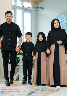 Koleksi terbaru Sarimbit  Raya Family Hafz Hijab