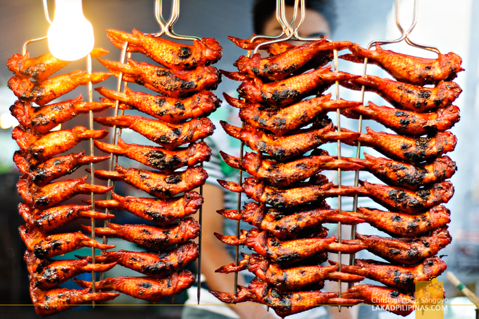 Barbecue Chicken Wings at Kota Kinabalu Market