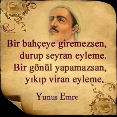 YUNUS EMRE SÖZLERİ resimli