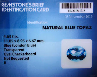 Harga Blue Topas, Batu Permata London Topas, Blue Topas Asli, Batu Permata Blue Topas Berkualitas