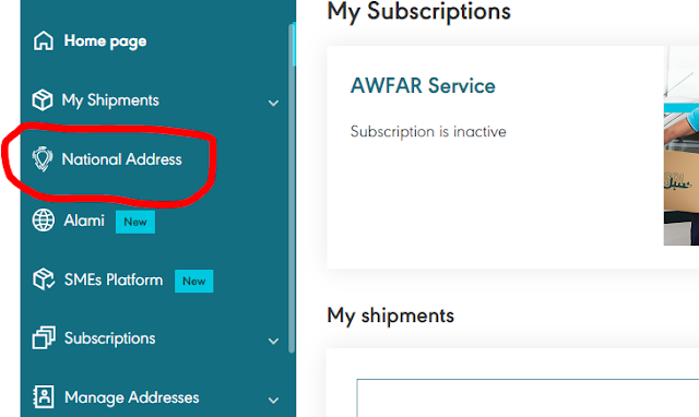 Registration Of National Address - saudi arabia