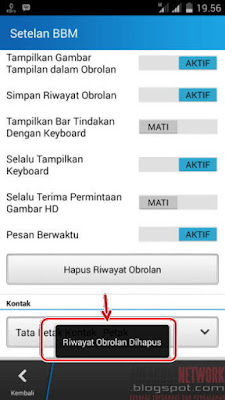 Cara Hapus Riwayat Obrolan BBM di Android Dengan Cepat