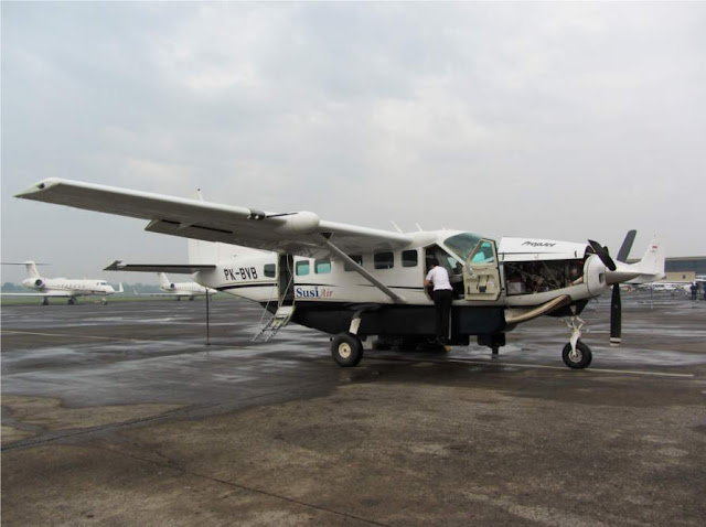 Susi Air batu karas to jakarta