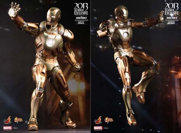 Hot Toy Iron Man 3 Mark XXI Midas Collectible Action Figure