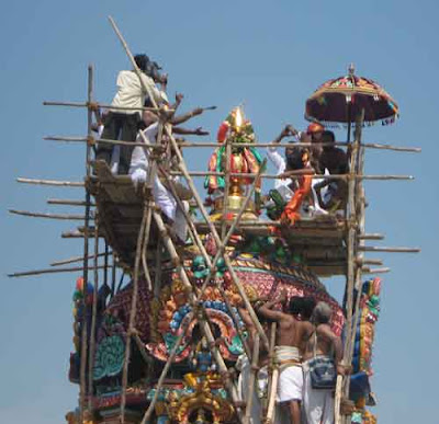 Garuda Vimanam at Therazhandur Sri Amaruviappan Temple 