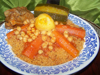 Couscous bel allouch (couscous au mouton)